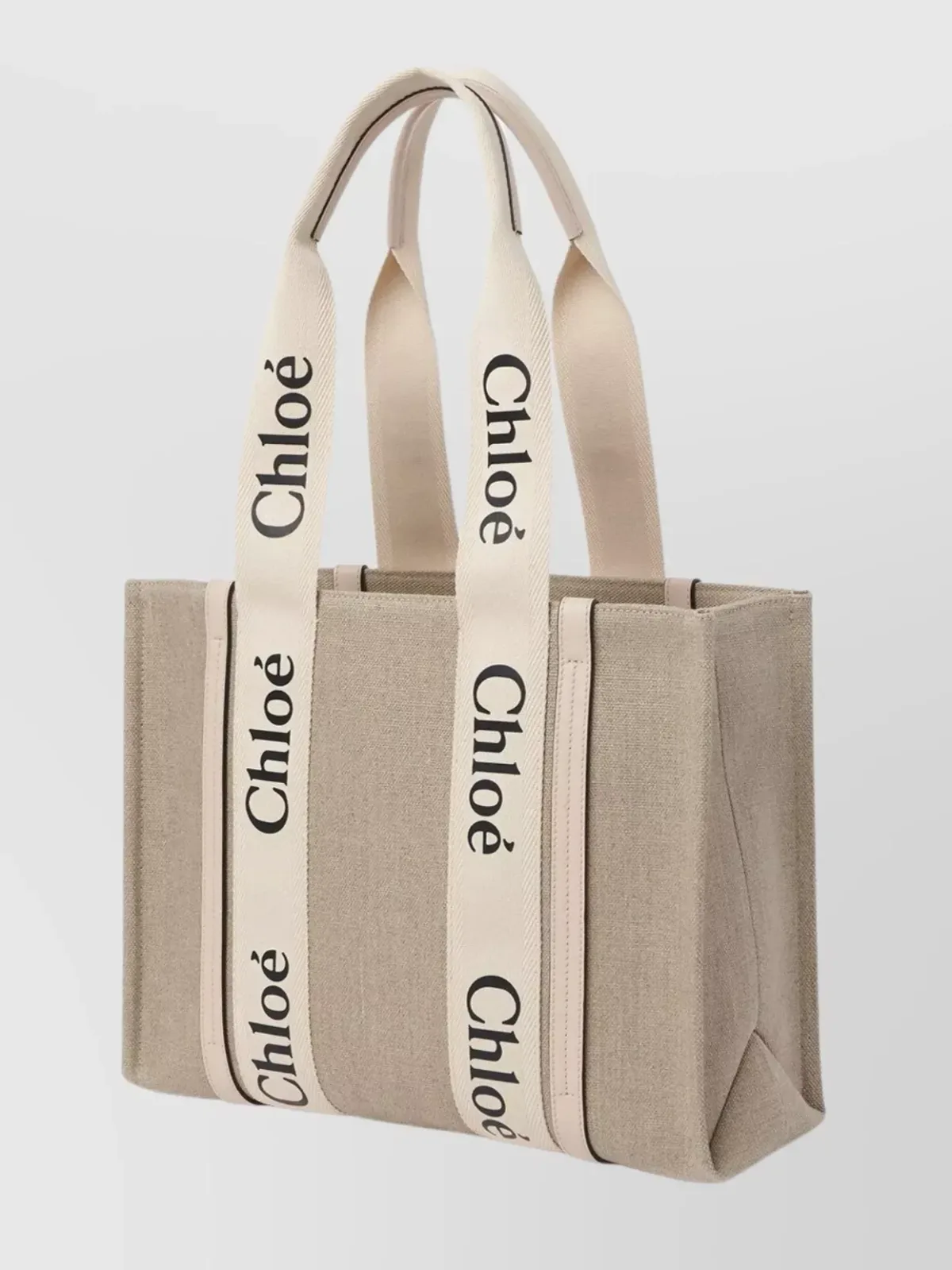 Chloé Woody Medium in Beige, photo 3