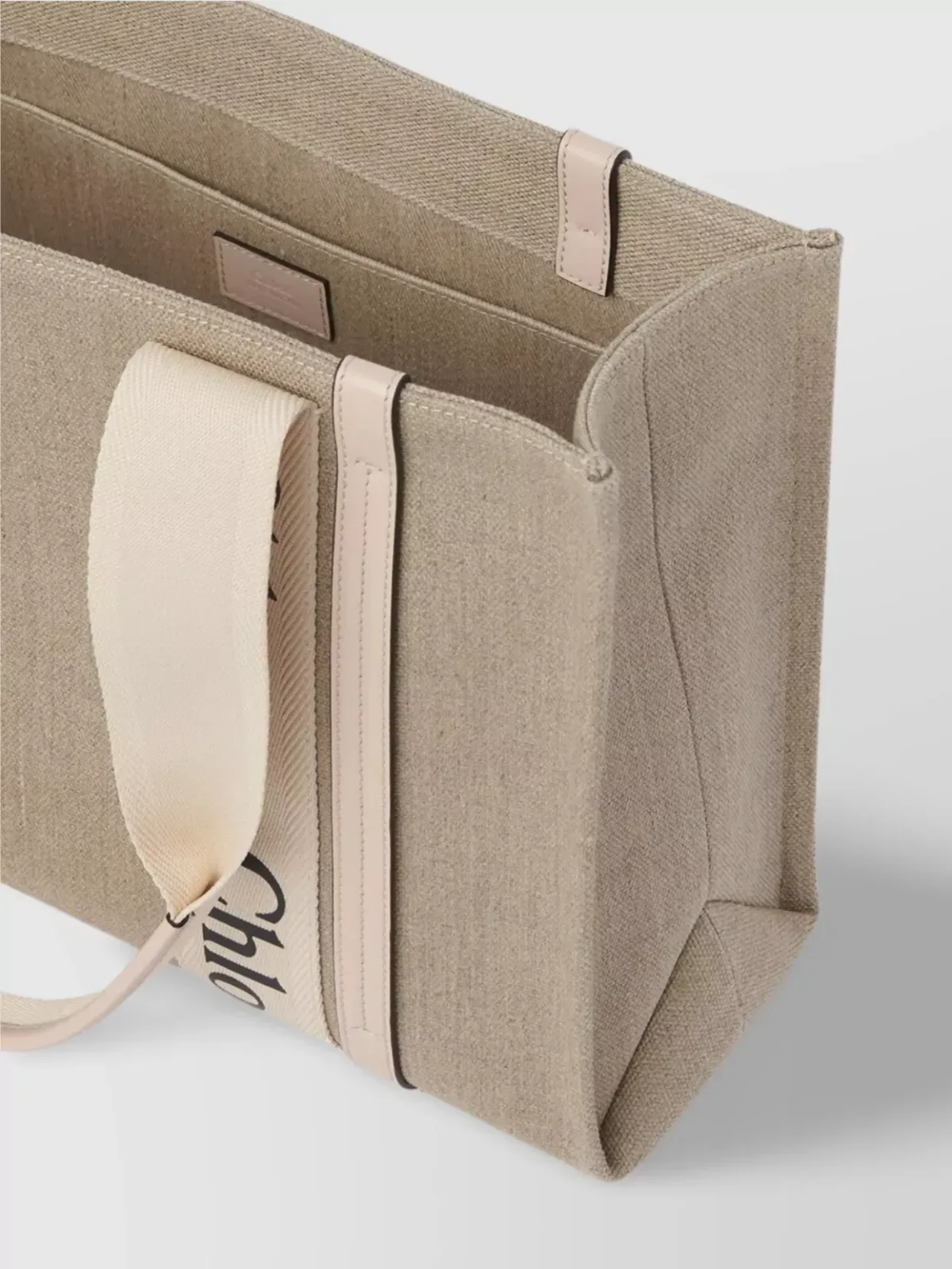 Chloé Woody Medium in Beige, photo 4