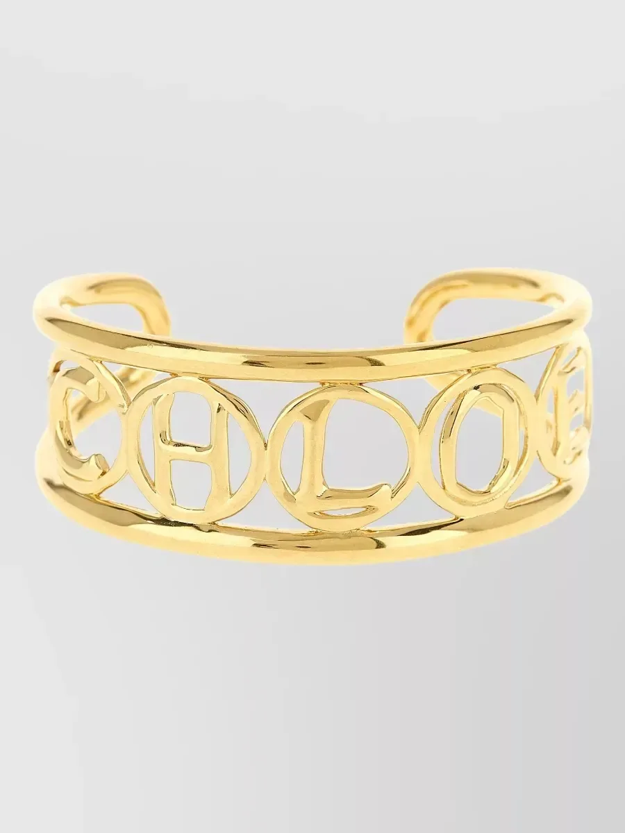 Chloé Open Cuff Armreif in Gold, Foto 1