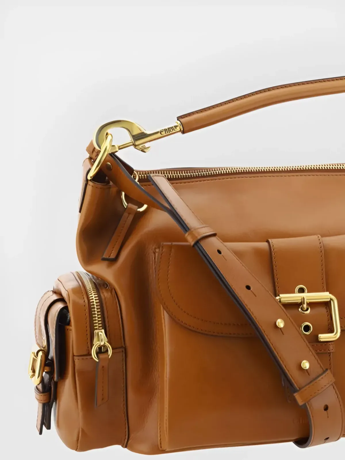 Chloé Camera Bag Medium in Brown, photo 4