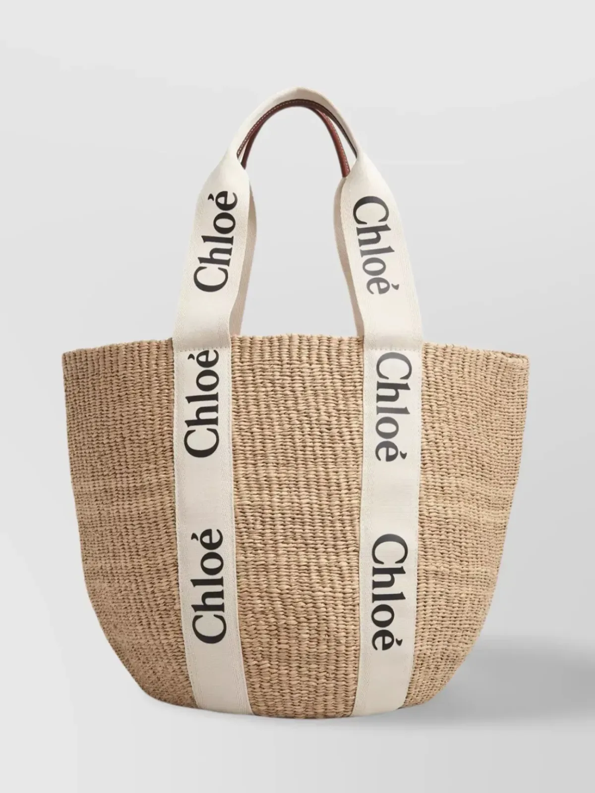 Chloé Woody Large in Beige, photo 1