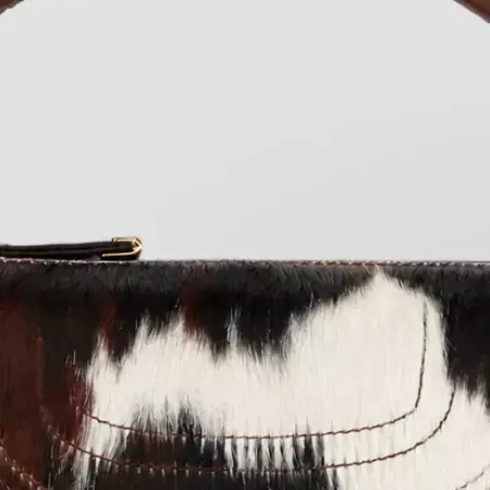 Chloé Marcie Structured Clutch بني، تفصيل