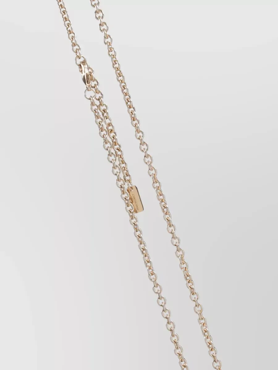 Colar Chloé com pendente de esmalte dourado, foto 2