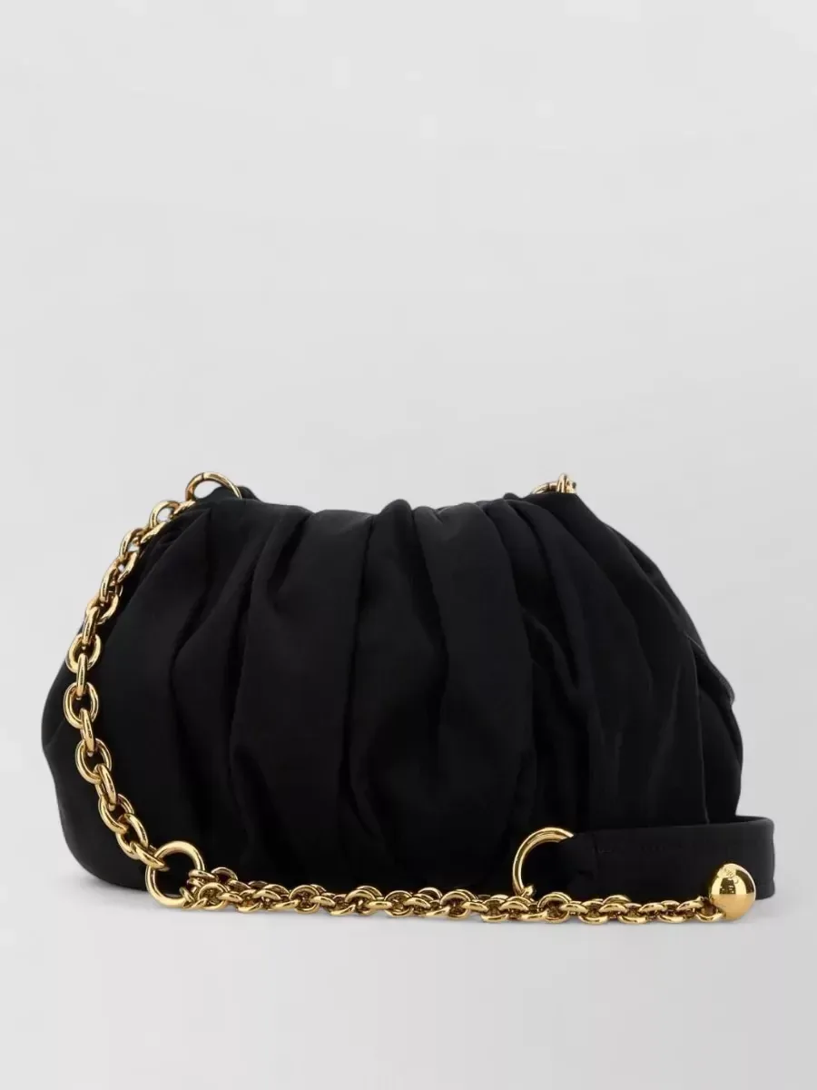 Pochette Chloé Ruched en noir, vue 1