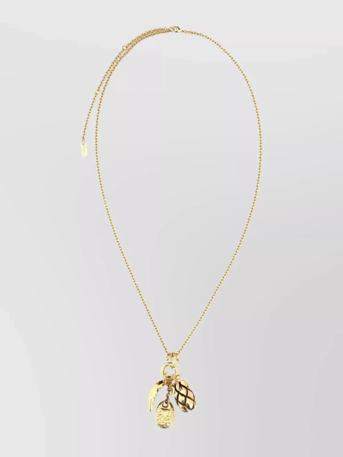 Chloé Charm Pendant Necklace in Gold, photo 1