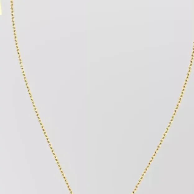 Chloé Charm Pendant Necklace in Gold, detail
