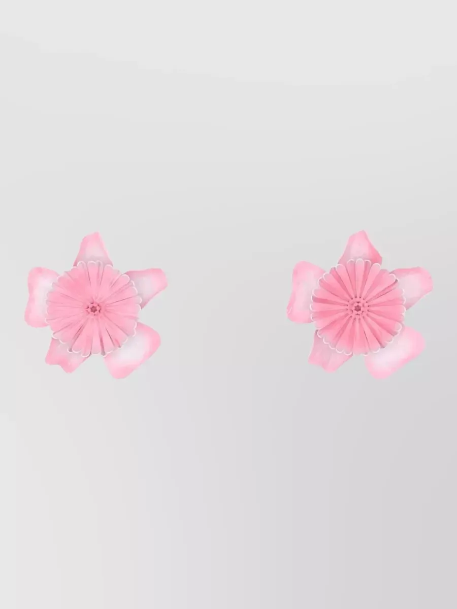 Chloé Floral Stud Earrings in Pink, photo 1