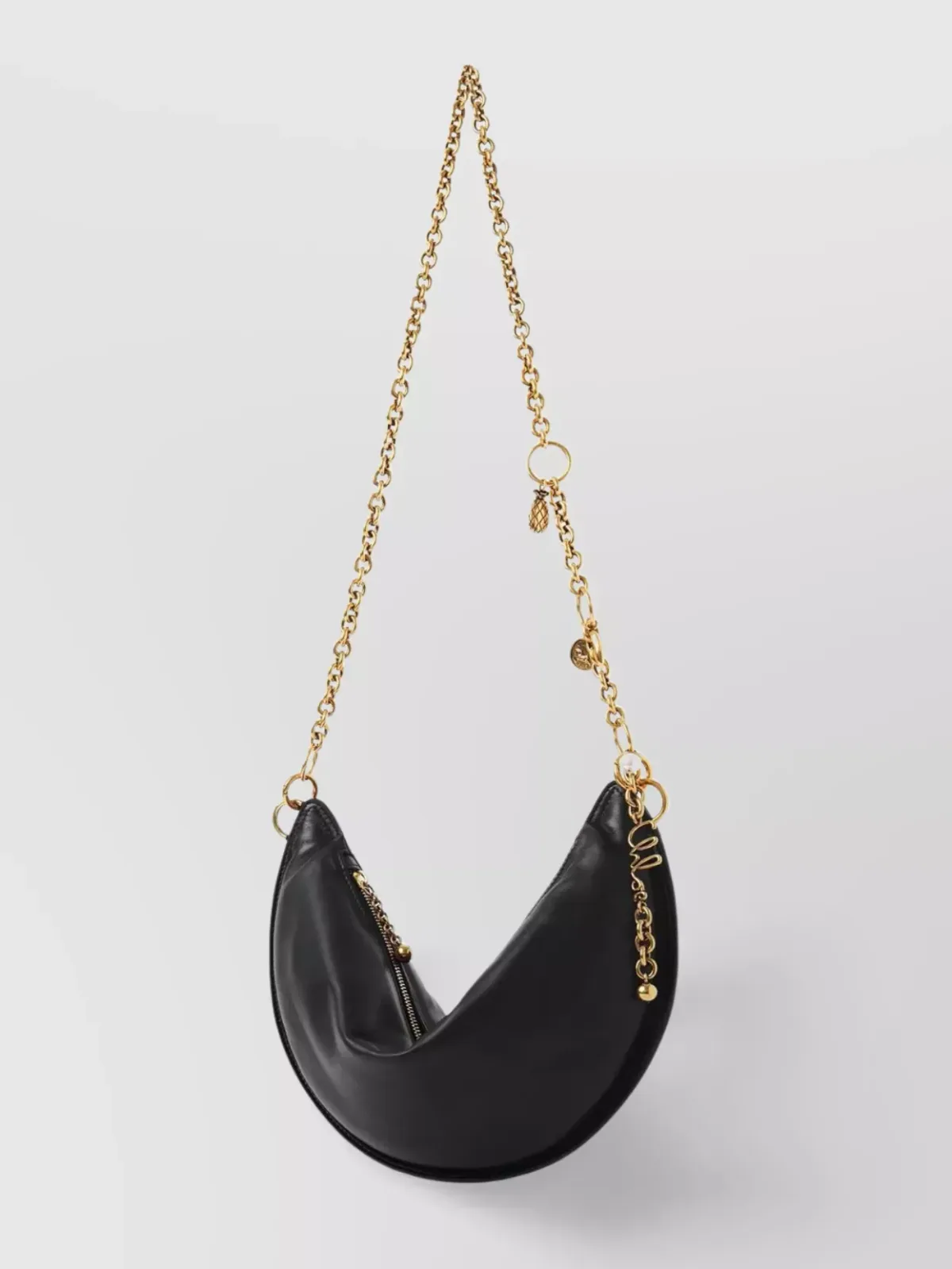 Chloé Icons Half-Moon Shoulder Bag in Black, photo 2