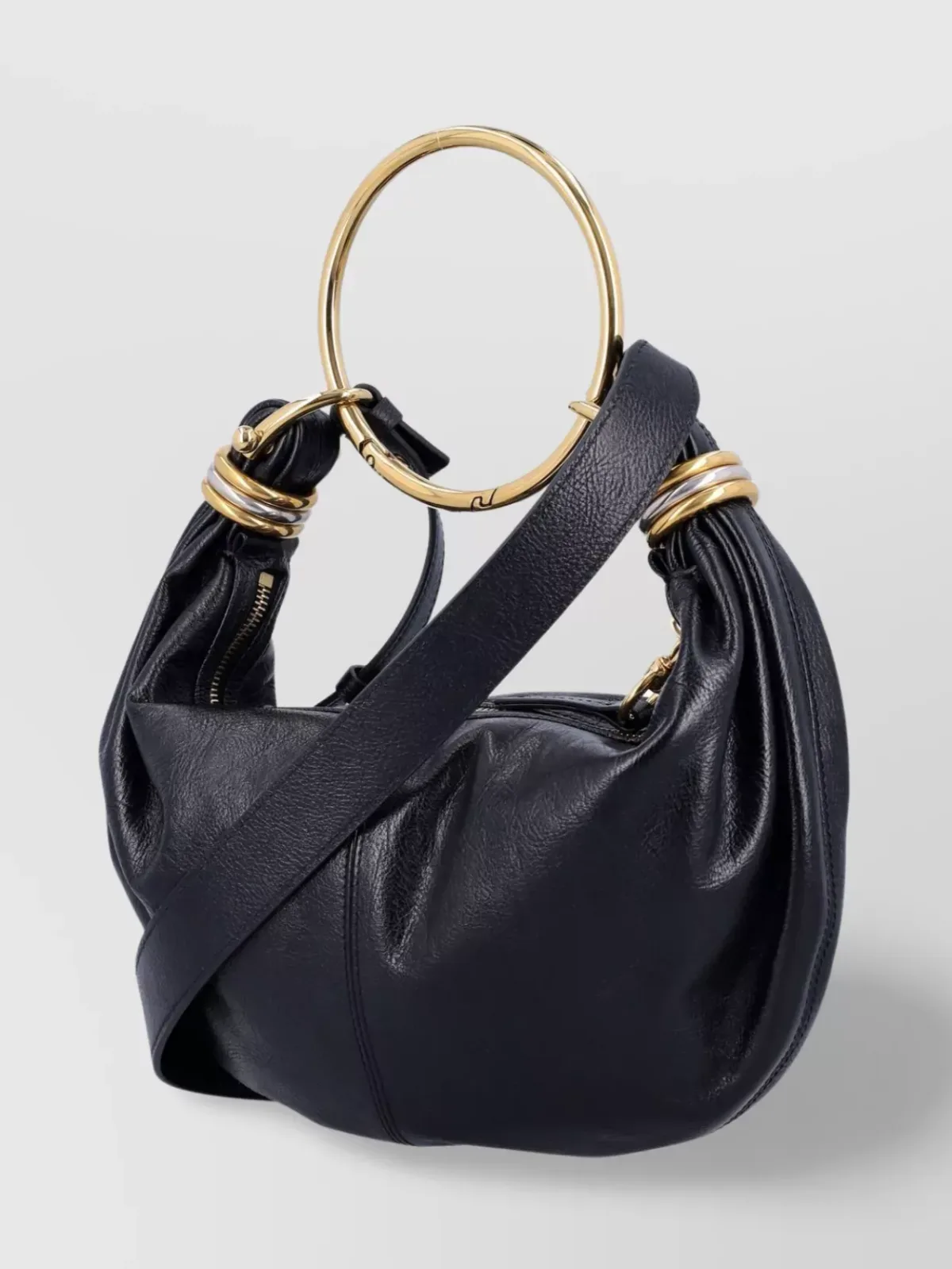 Chloé Bracelet Bag Small in Black, photo 4