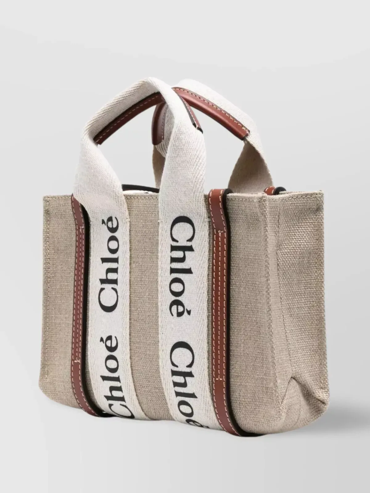 Chloé Woody Mini in Beige, photo 2