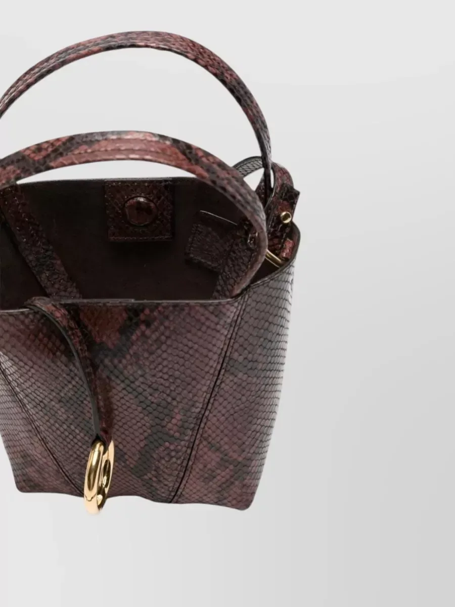 Chloé Spin Bucket in Burgundy, photo 4