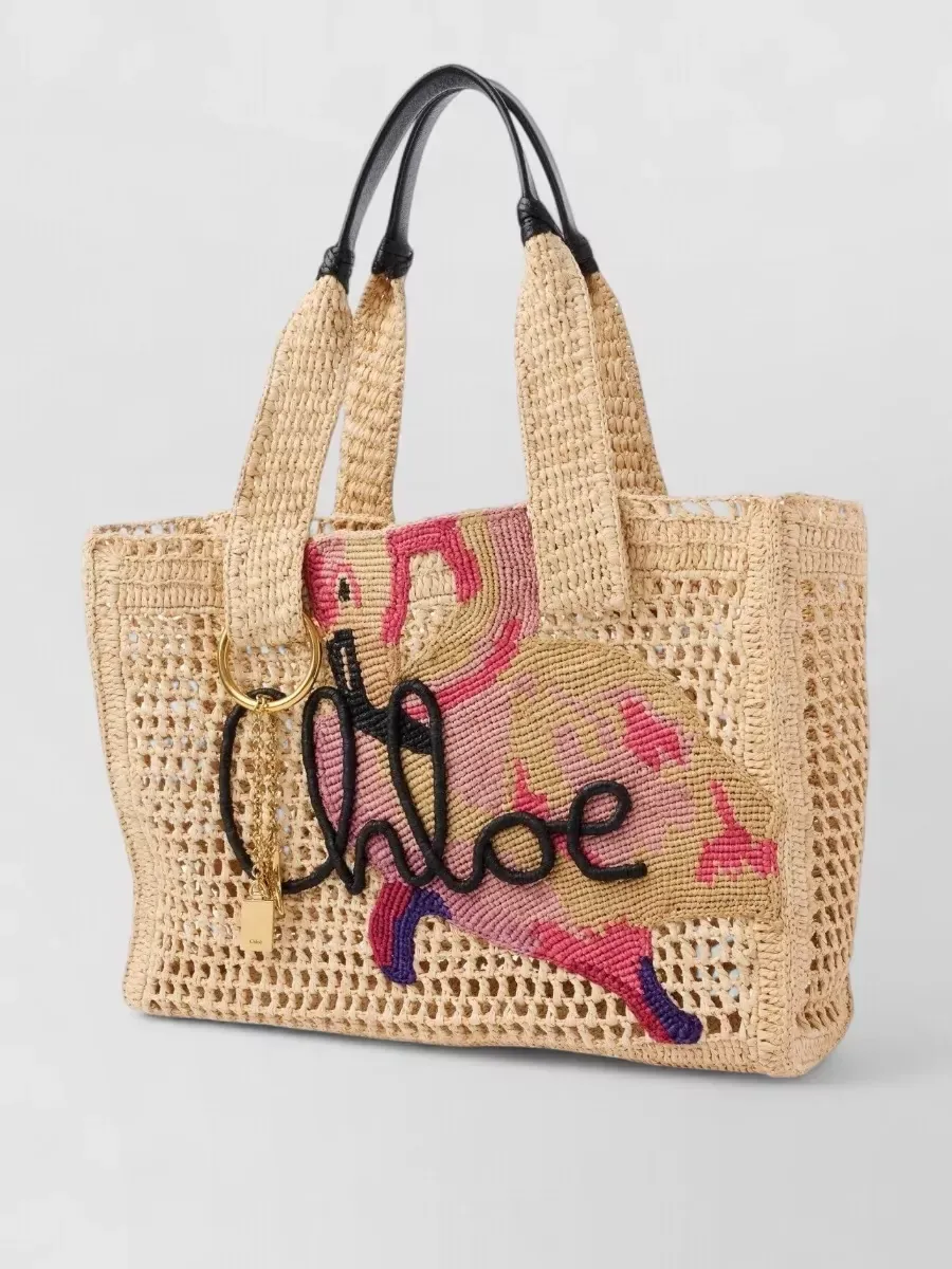 Chloé Summer Banana East West in Beige, photo 3