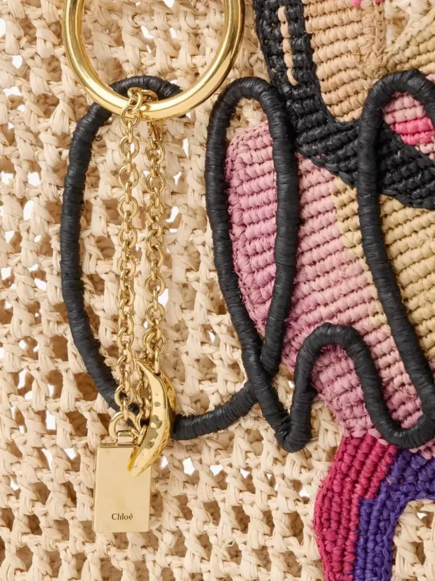 Chloé Summer Banana East West in Beige, photo 4